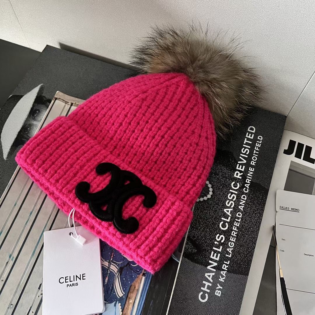 Cc pom pom hats