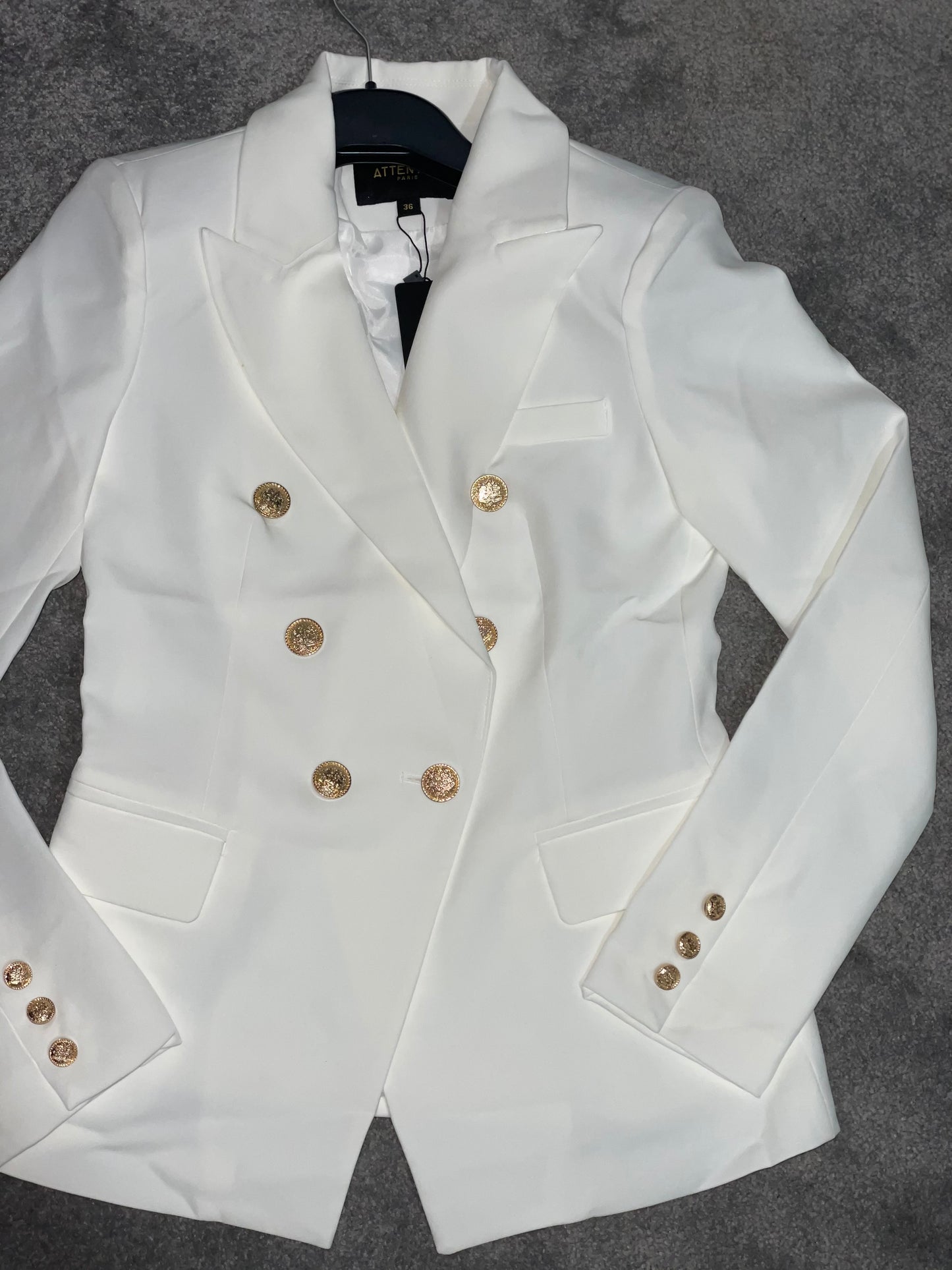 Cream blazer