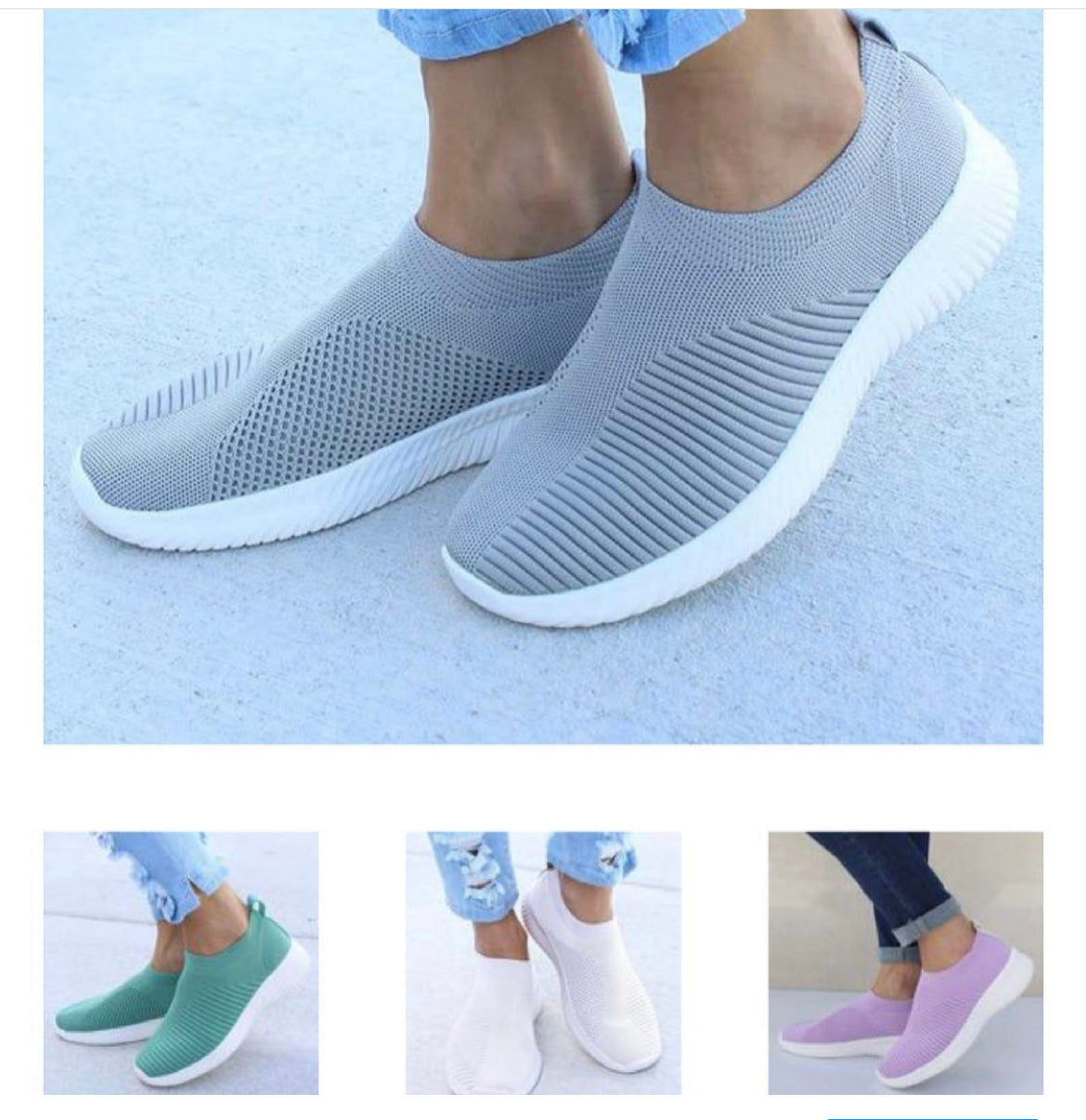 Knitted sneakers