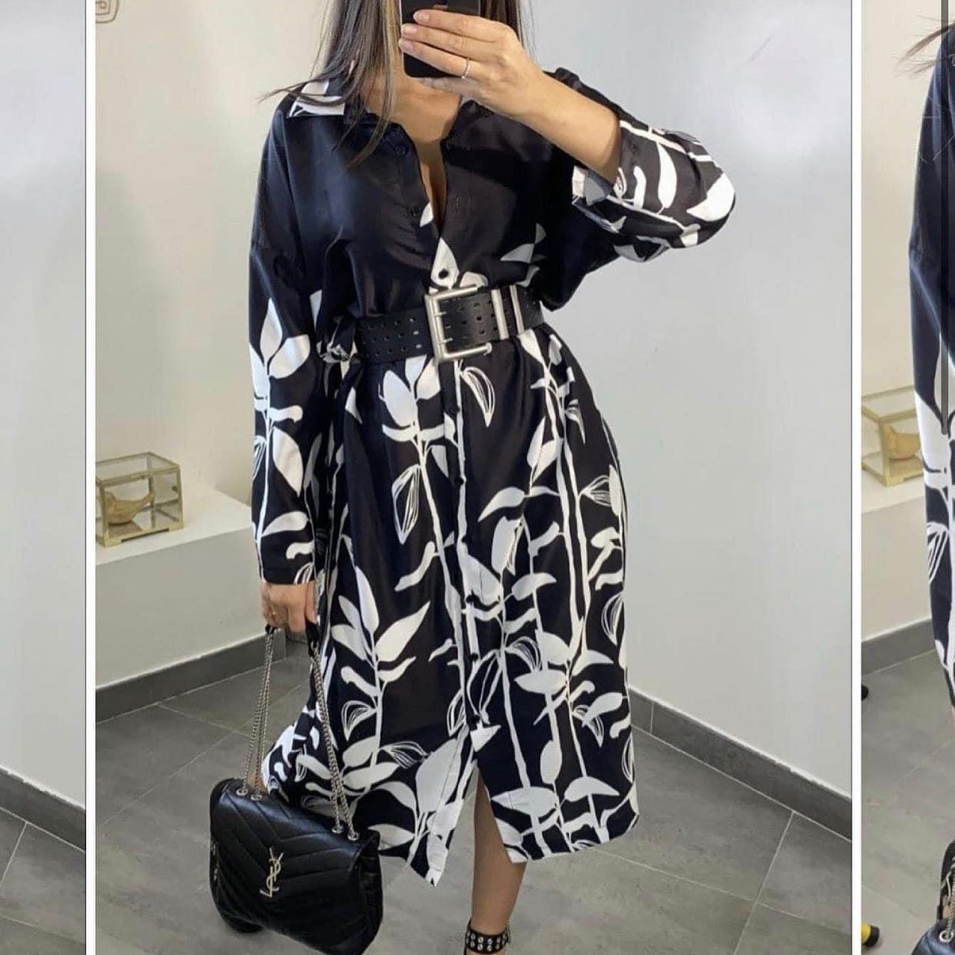 Dona printed dress