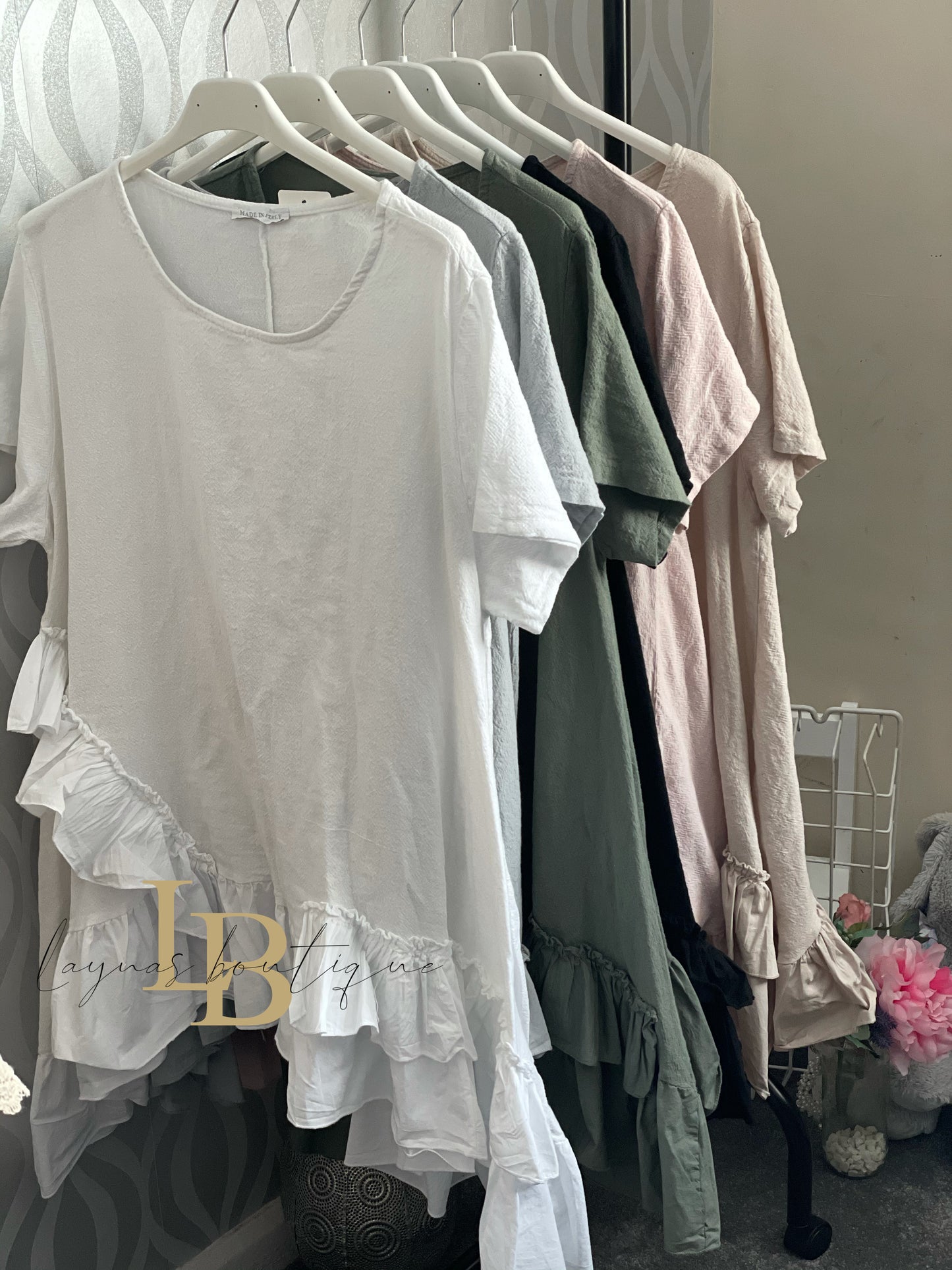 Ruffle dress - Layna’s Boutique   clothing boutique loungewear, tracksuits, dresses