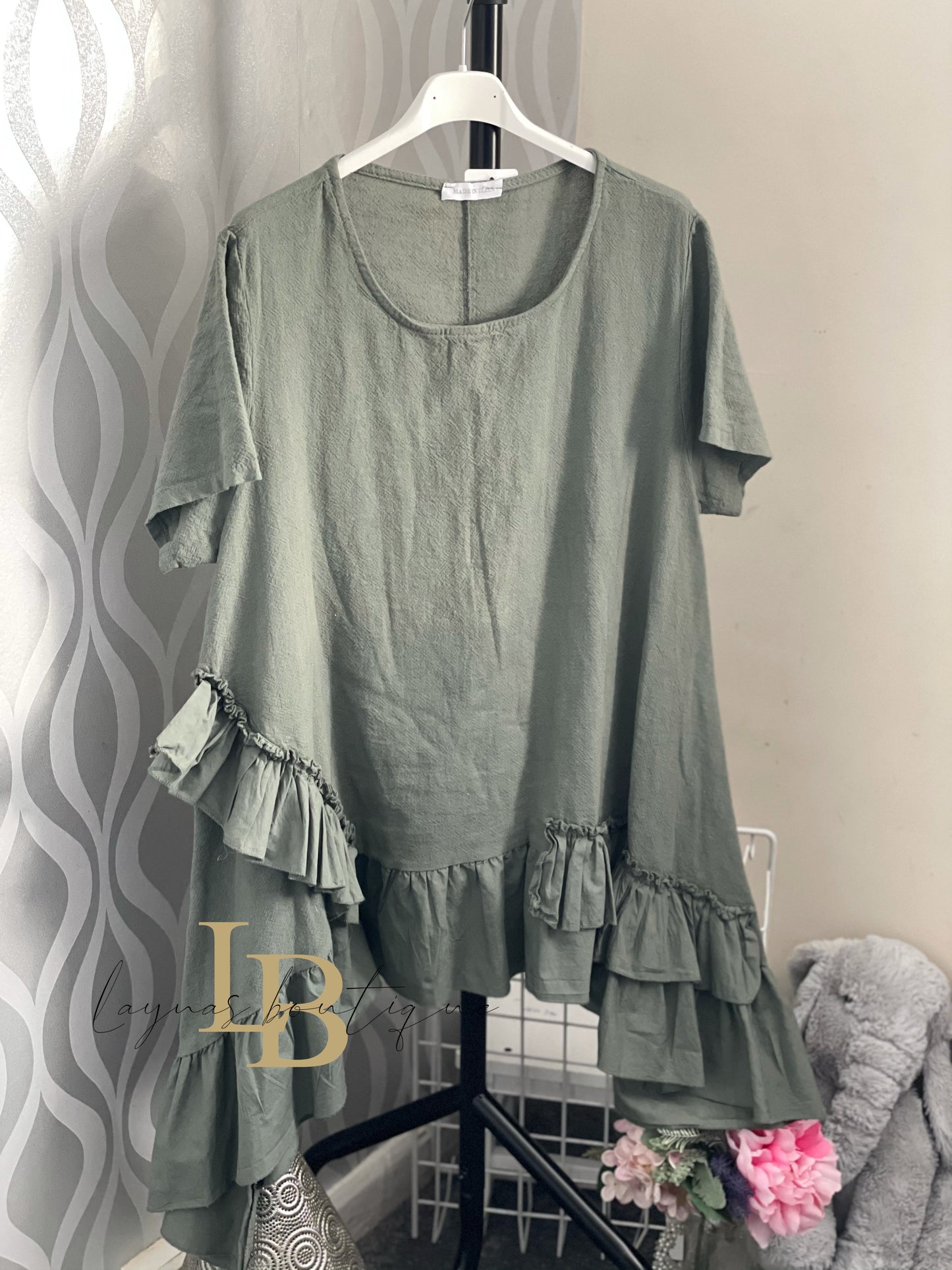 Ruffle dress - Layna’s Boutique   clothing boutique loungewear, tracksuits, dresses