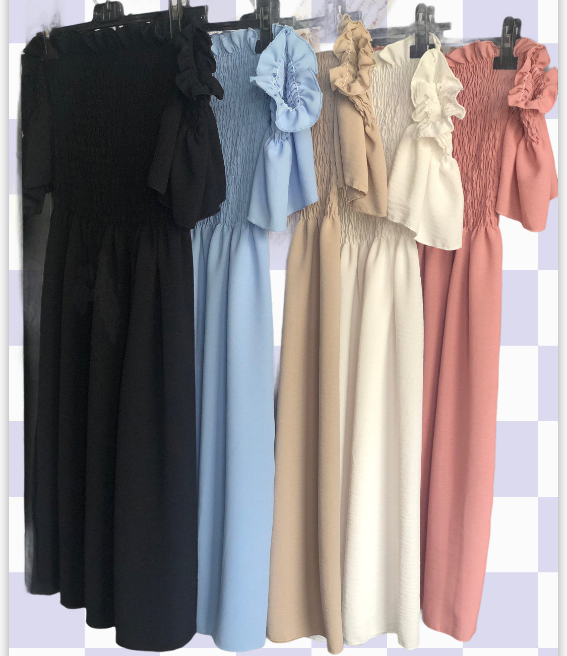 Off shoulder dress
