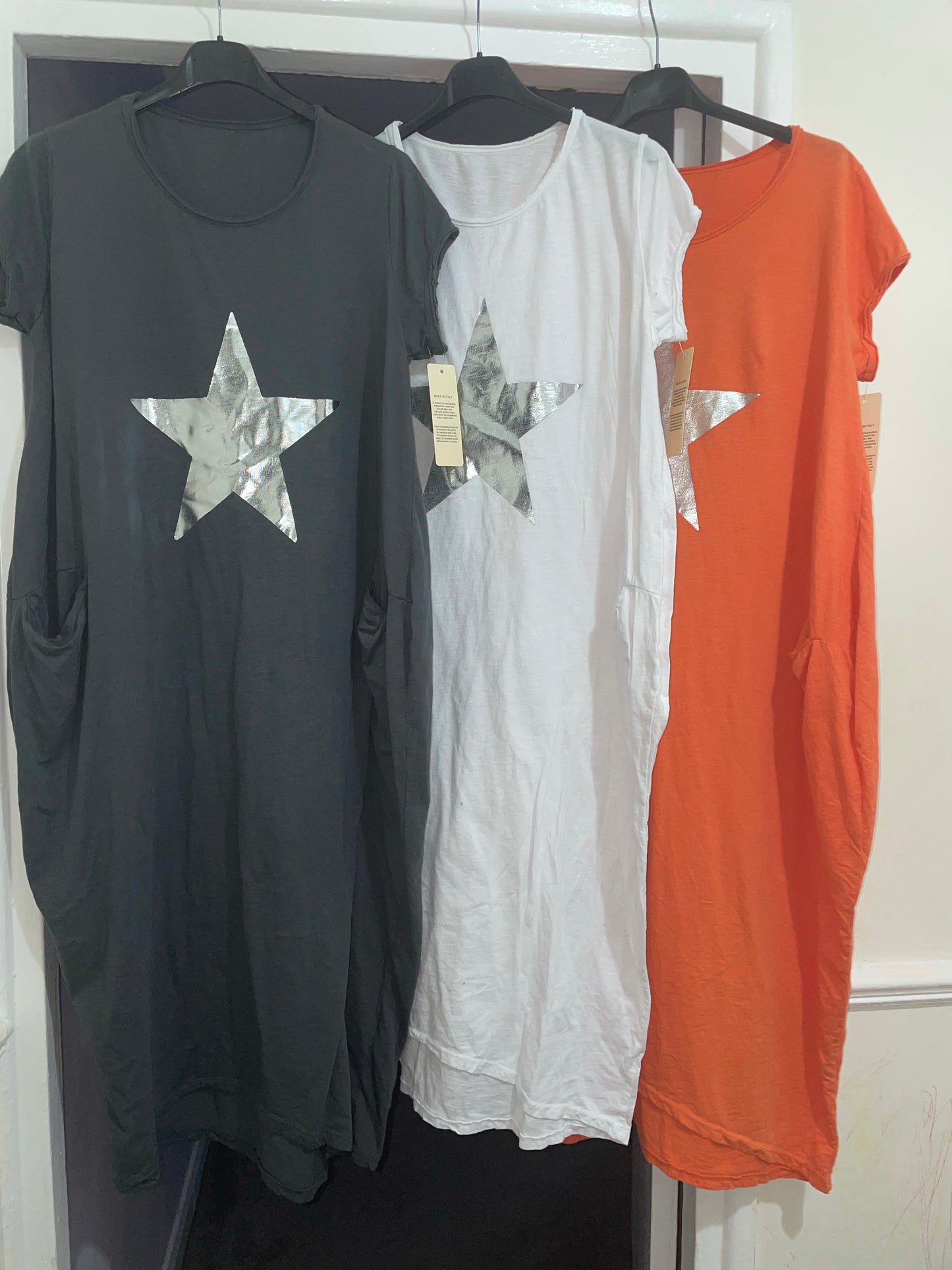 Star midi dress