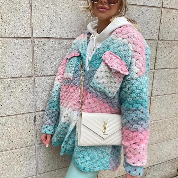 ALI soft wool shacket - Layna’s Boutique   clothing boutique loungewear, tracksuits, dresses