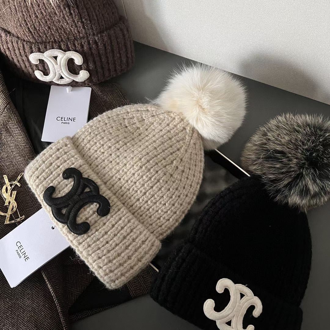 Cc pom pom hats