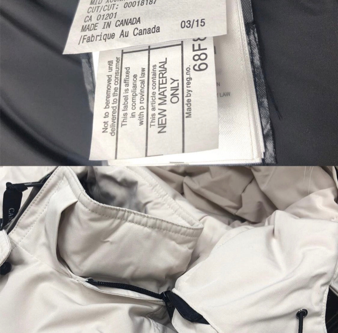 CG parka white
