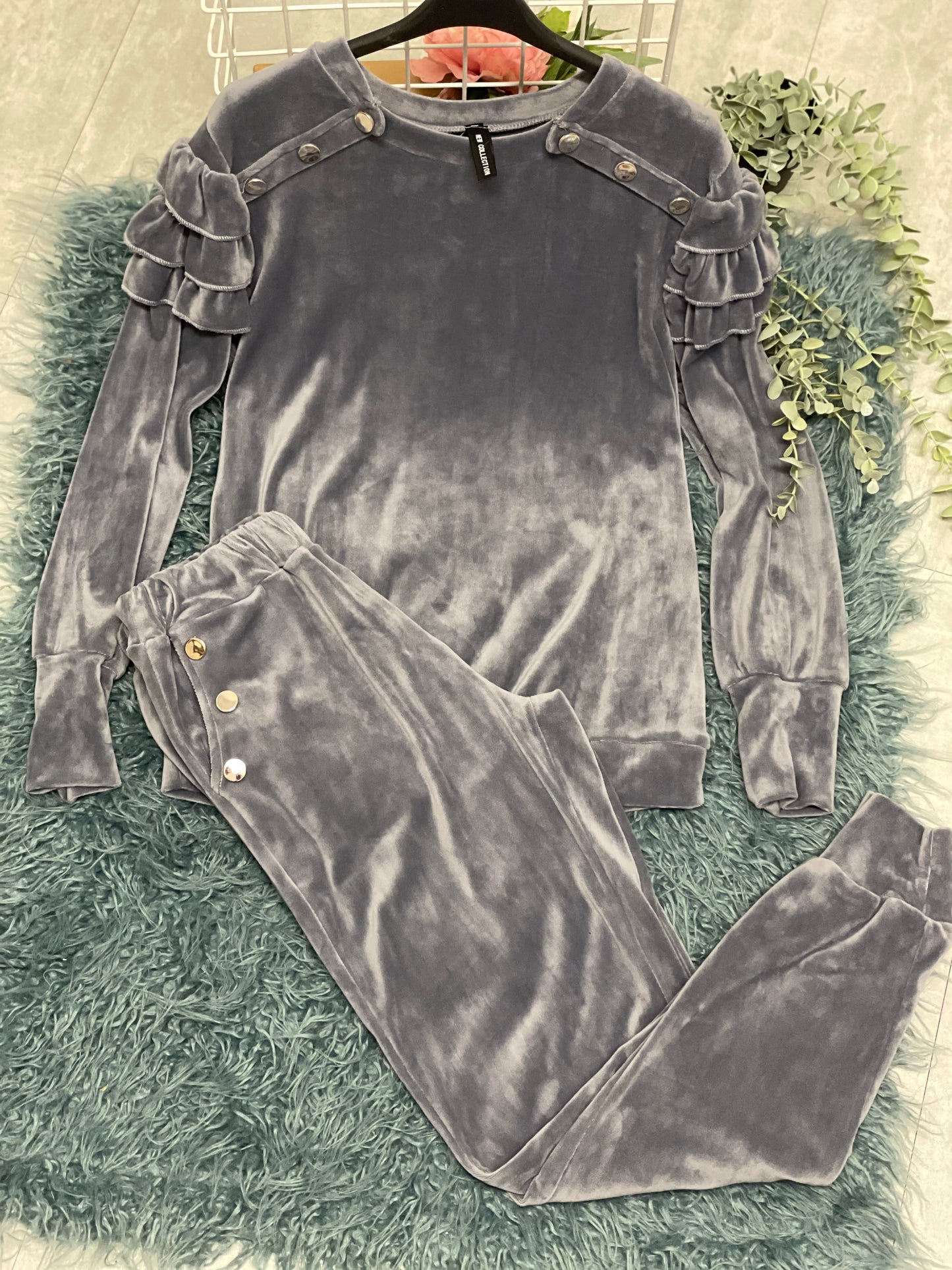 Velour tracksuit - Layna’s Boutique   clothing boutique loungewear, tracksuits, dresses
