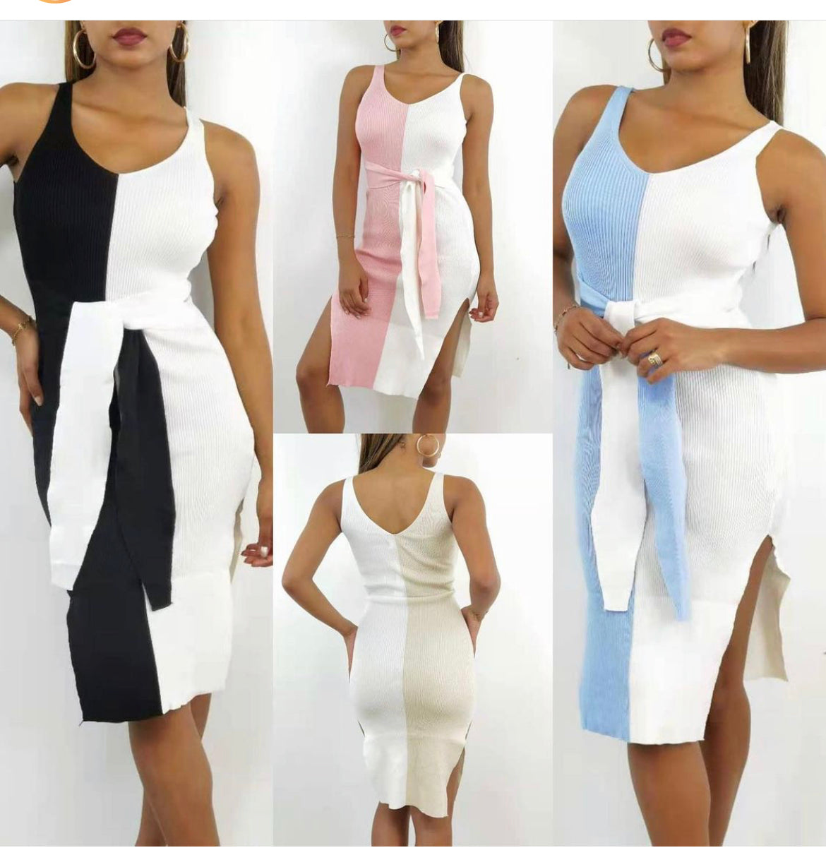 Two tone dress