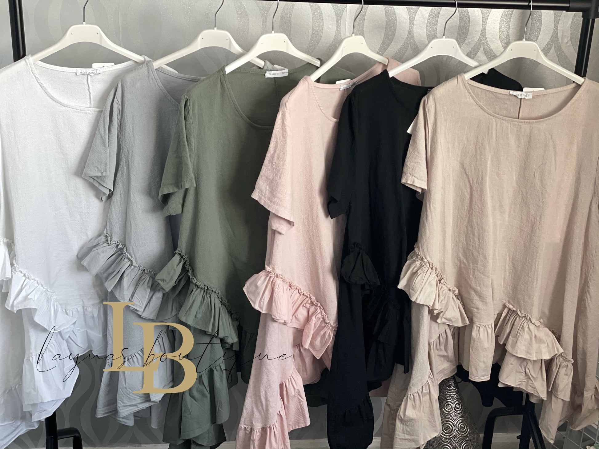 Ruffle dress - Layna’s Boutique   clothing boutique loungewear, tracksuits, dresses