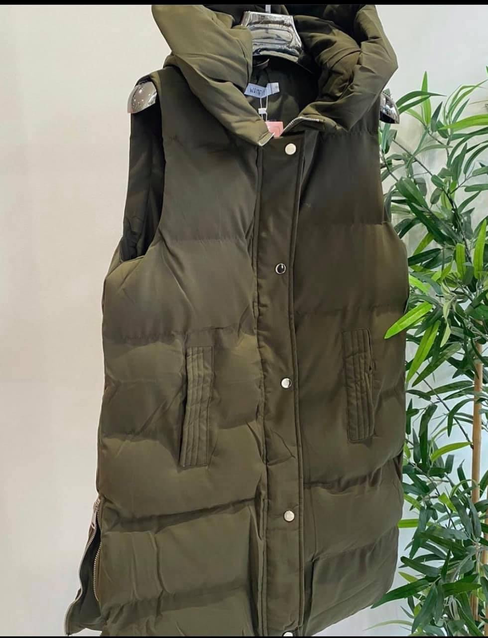 Khaki gilet - Layna’s Boutique   clothing boutique loungewear, tracksuits, dresses