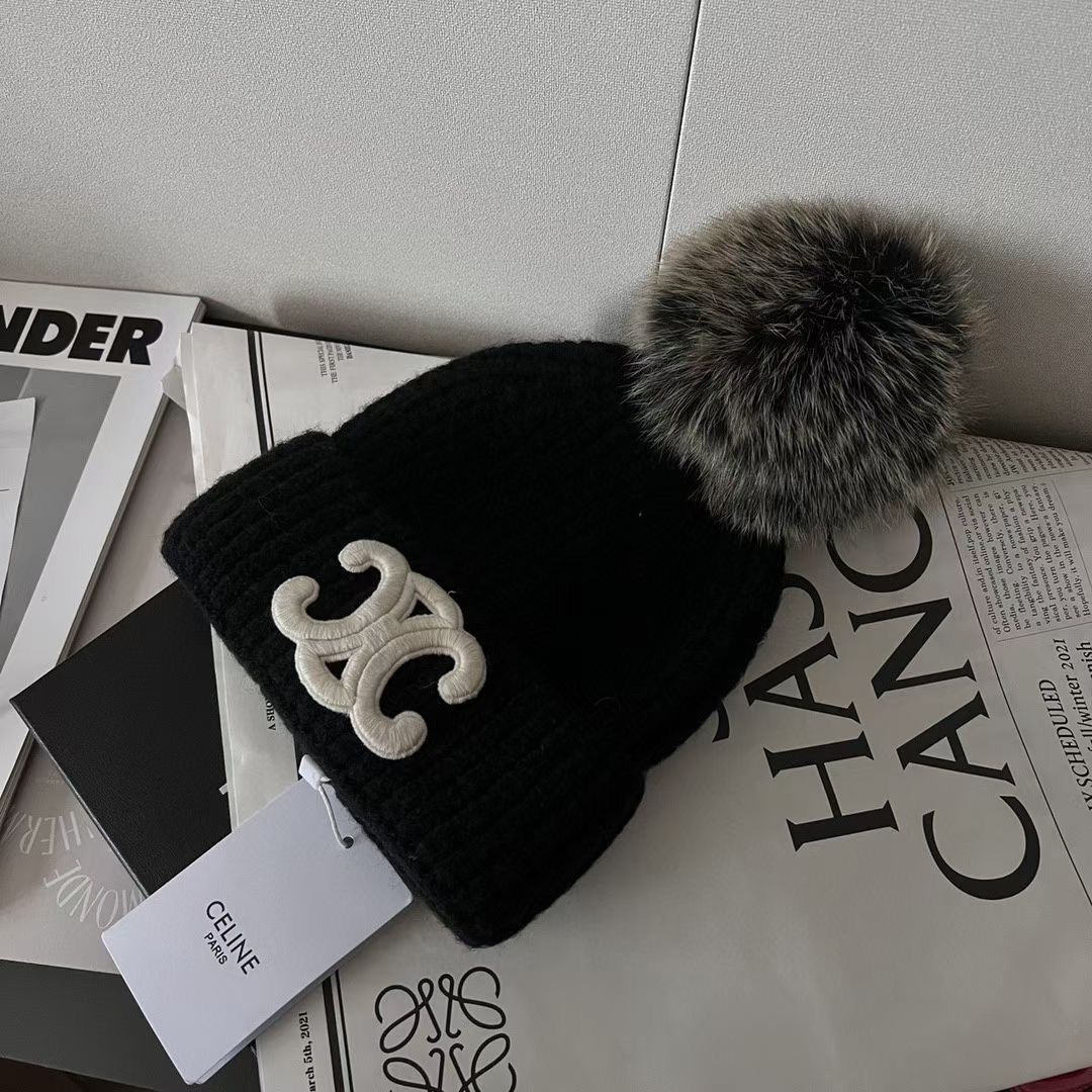 Cc pom pom hats