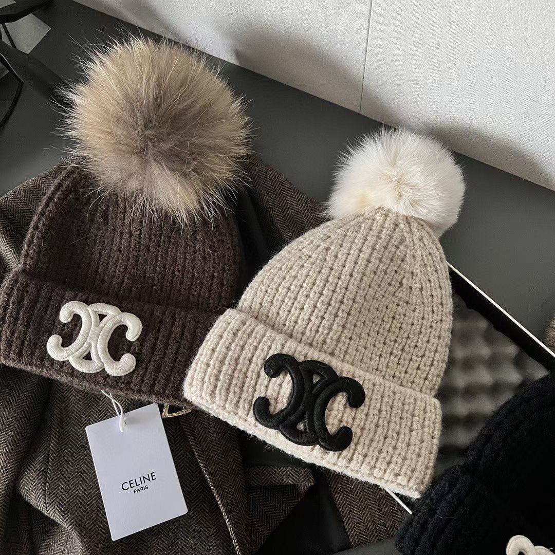 Cc pom pom hats