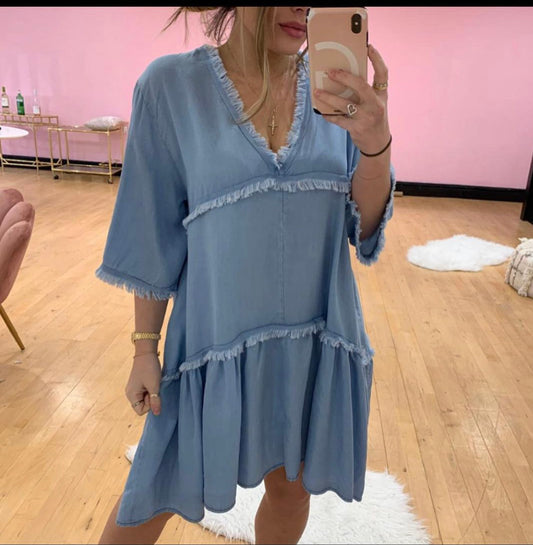 Dalia denim dress